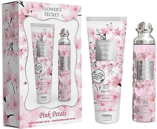 УЦЕНКА Набор - Emper Flower'S Secret Pink Petals (b/mist/250ml + b/lot/250ml) * — фото N1