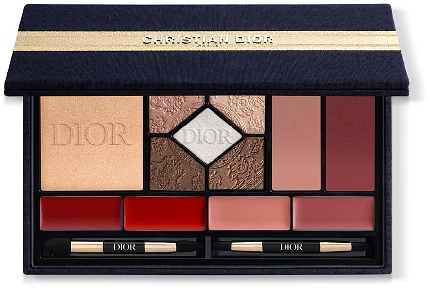 Многофункциональная палетка для макияжа - Dior Ecrin Couture Iconic Makeup Colours Palette 2023 Holiday Limited