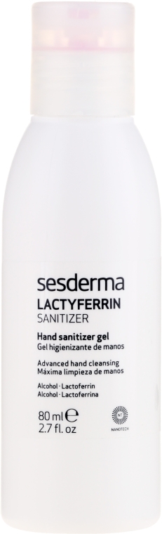 Гель для дезінфекції рук - SesDerma Laboratories Lactyferrin Sanitizer — фото N1