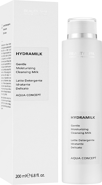 Очищающее деликатное гидромолочко для сухой и чувствительной кожи лица - Beauty Spa Aqua Concept Hydramilk — фото N2