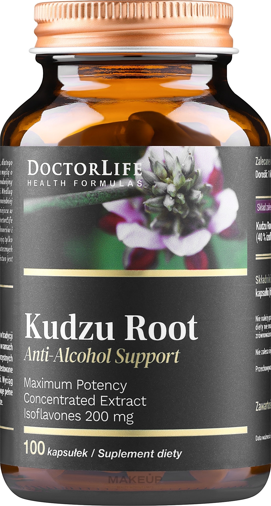 Пищевая добавка "Корень кудзу" - Doctor Life Kudzu Root 500 mg — фото 100шт