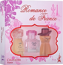 Парфумерія, косметика Charrier Parfums Romance De France - Набір (edp/11.5 ml + edp/10.1 ml + edp/12ml)