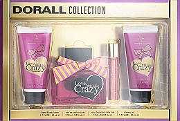 Dorall Collection Love You Like Crazy - Набір (edp/100ml + edp/10ml + lot/50ml + sh/gel/50ml) — фото N1