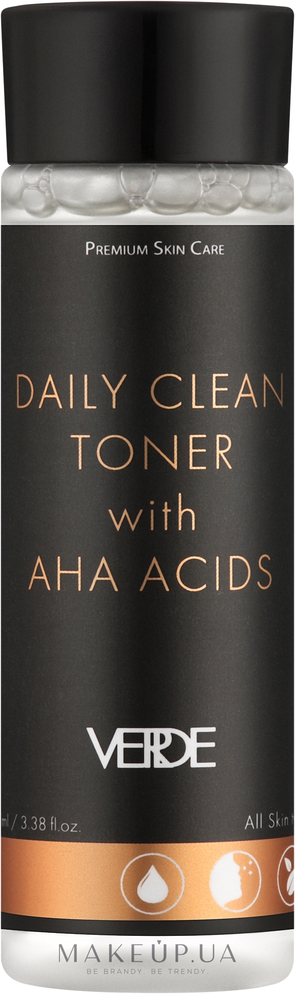 Тонік з АНА кислотами для обличчя - Verde Daily Clean Toner — фото 100ml