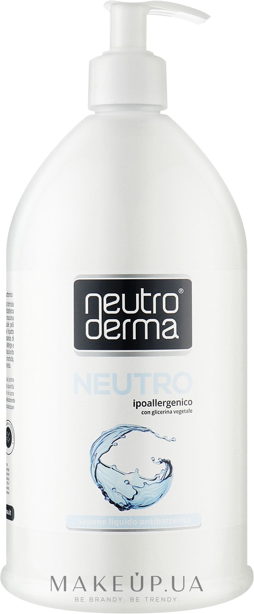 Антибактериальное жидкое мыло для рук с растительным глицерином - Neutro Derma — фото 1000ml