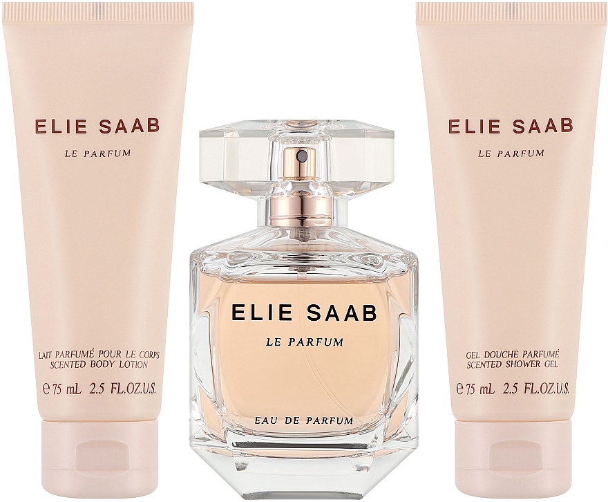 Elie Saab Le Parfum - Набор (edp/90ml + b/lot/75ml + sh/gel/75ml) — фото N2