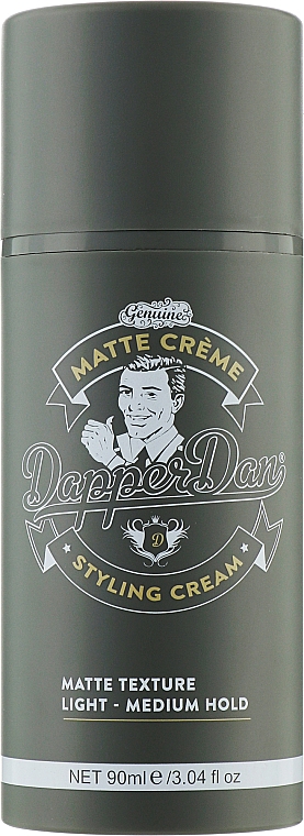 Крем для укладання волосся, з матовим фінішом - Dapper Dan Matte Styling Cream — фото N1