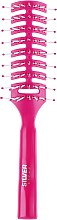 Расческа для укладки волос с прорезями, РМ-8531K, розовая - Silver Style — фото N1