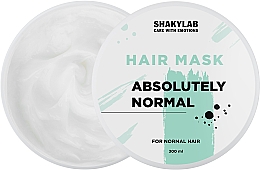 Духи, Парфюмерия, косметика Маска для нормальных волос "Absolutely Normal" - SHAKYLAB Hair Mask For Normal Nair