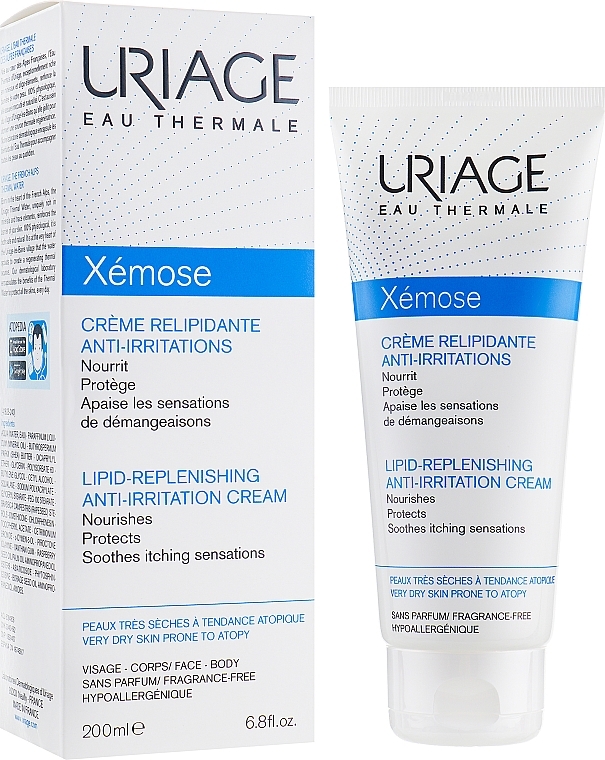 УЦІНКА Крем ліпідовідновлювальний проти подразнень - Uriage Xemose Lipid Replenishing Anti-Irritation Cream * — фото N4