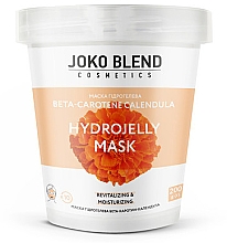 Маска гидрогелевая для лица - Joko Blend Beta-Carotene Calendula Hydrojelly Mask — фото N3