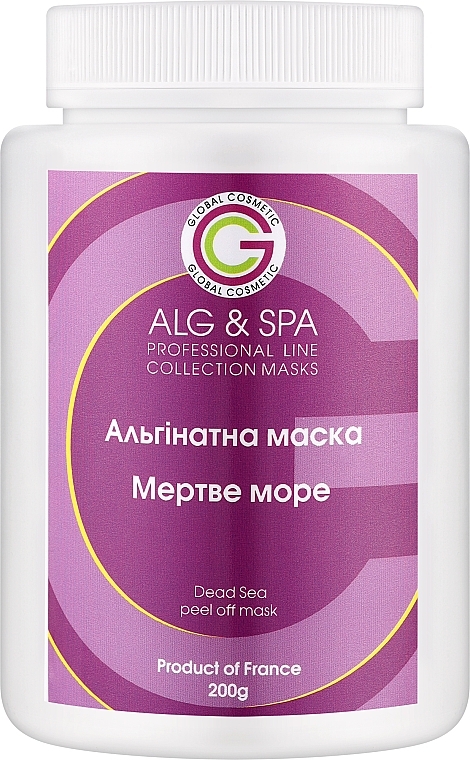 Альгинатная маска на основе грязи Мертвого моря - ALG & SPA Professional Line Collection Masks Dead Sea Peel Off Mask