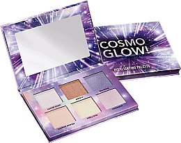 Духи, Парфюмерия, косметика Палетка хайлайтеров для лица - Misslyn Cosmo Glow Highlighting Palette (тестер)