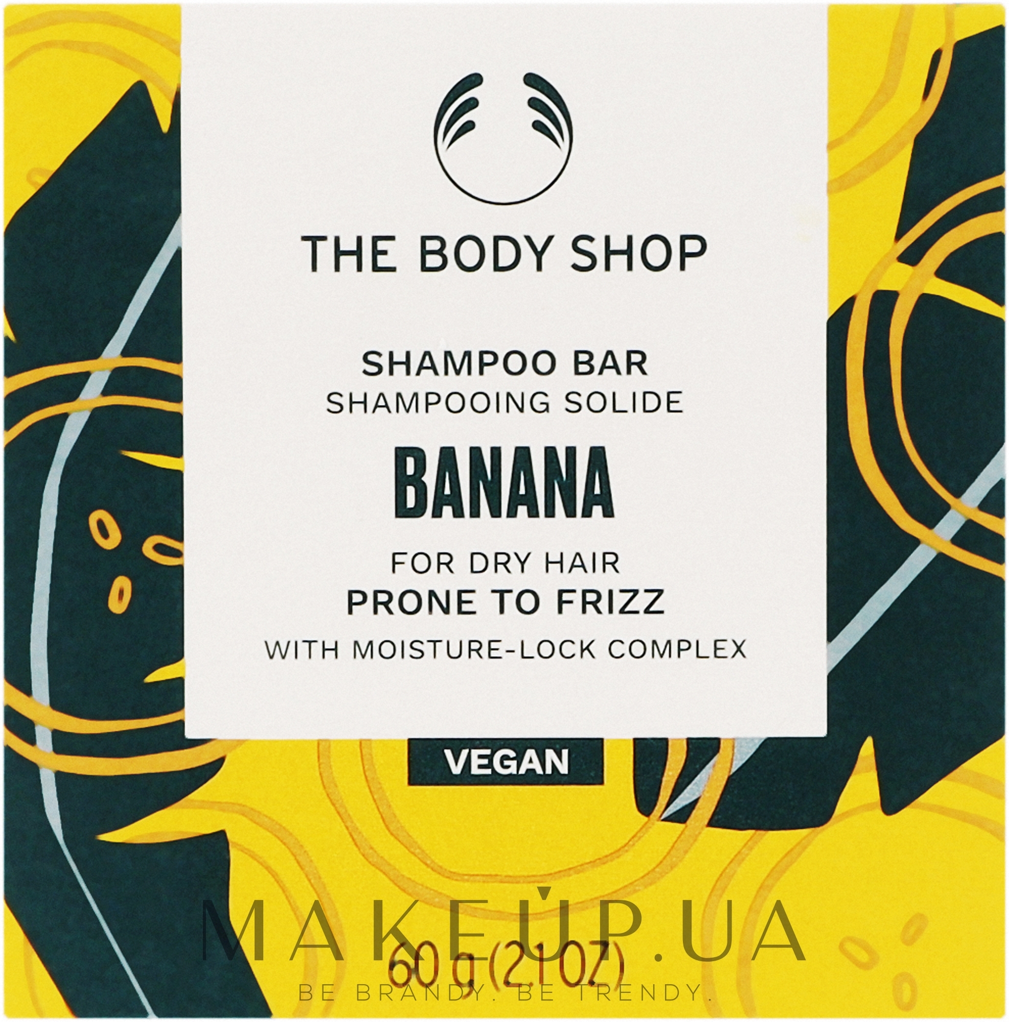Твердый шампунь для волос "Банан" - The Body Shop Banana Truly Nourishing Shampoo Bar — фото 60g