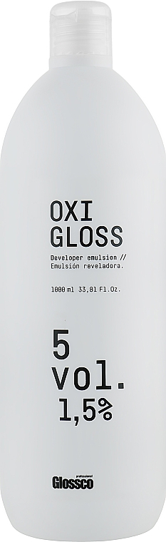 Окислитель для волос - Glossco Color Oxigloss 5 Vol  — фото N1