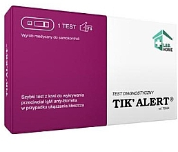 Діагностичний тест на виявлення борелічної інфекції - Lab.Home Tik' Alert — фото N1