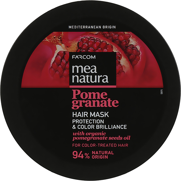 Маска для окрашенных волос с маслом граната - Mea Natura Pomegranate Hair Mask — фото N1