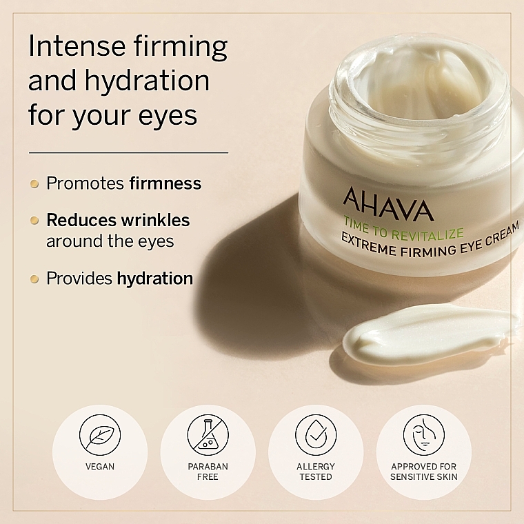 Крем для шкіри навколо очей зміцнюючий - Ahava Time to Revitalize Extreme Firming Eye Cream — фото N6