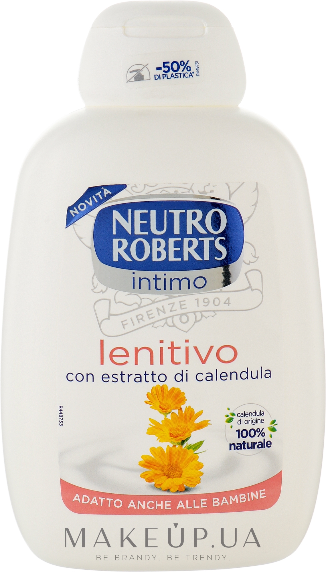 Інтимне мило з календулою - Neutro Roberts Lenitivo Intime  — фото 200ml