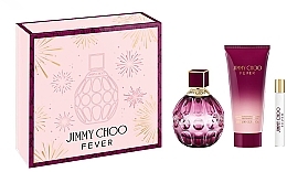 Парфумерія, косметика Jimmy Choo Fever - Набір (edp/100ml + b/lot/100ml + edp/7.5ml)