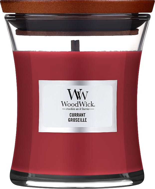 Ароматична свічка у склянці - WoodWick Candle Ellipse Jar Currant — фото N1