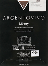 Чулки "Liberty" 20 DEN, cognac - Argentovivo — фото N2