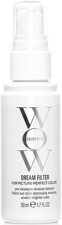 Спрей для фарбованого волосся - Color Wow Dream Filter Pre-Shampoo Mineral Remover (міні) — фото N1