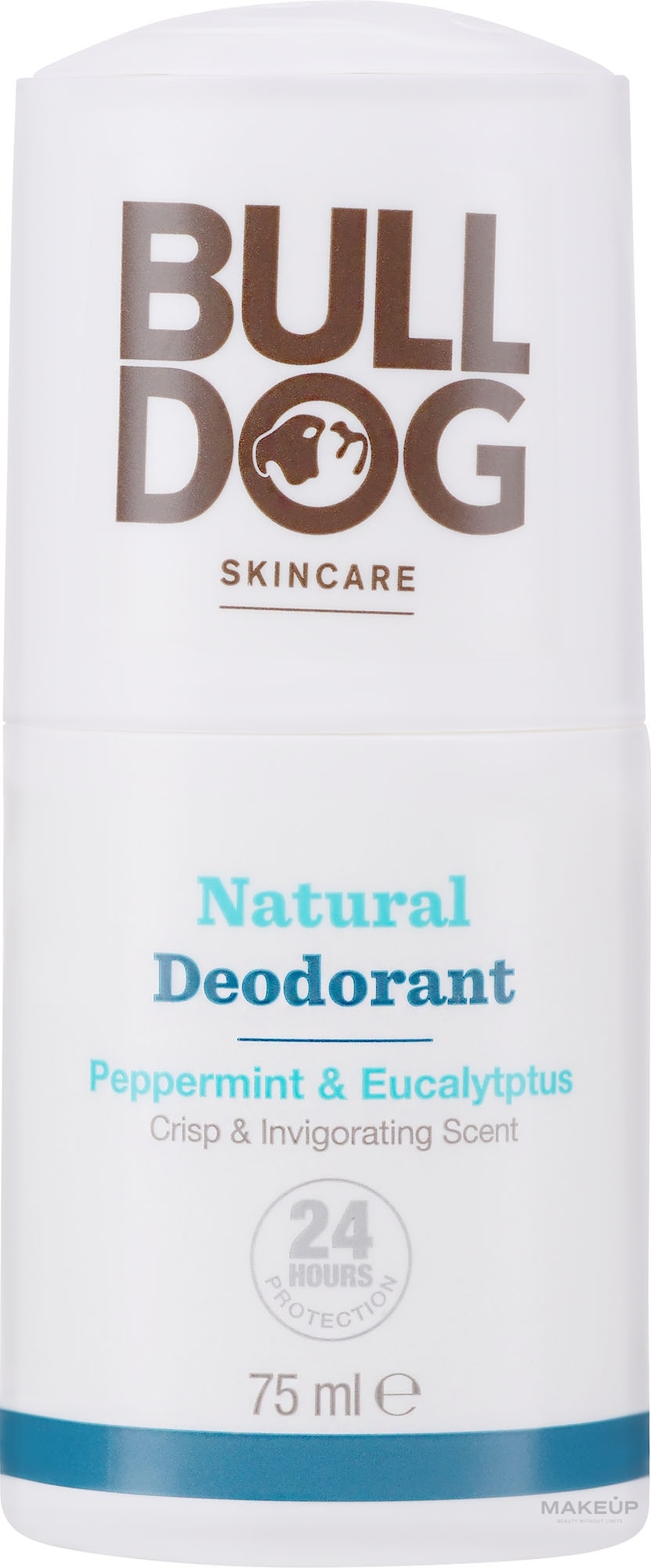 Дезодорант з м'ятою і евкаліптом - Bulldog Skincare Dedorant Peppermint & Eucalyptus Deodorant — фото 75g