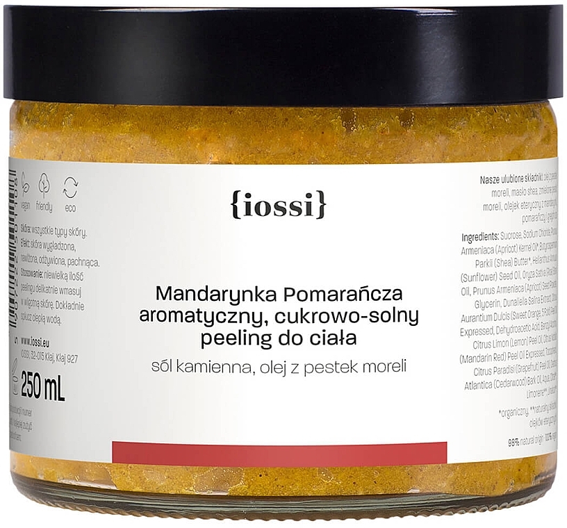 Пилинг для тела, сахарный "Мандарин и апельсин" - Iossi Body Scrub — фото N1