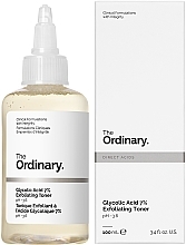 Відлущувальний тонік із 7% гліколевою кислотою The Ordinary - Glycolic Acid 7% Exfoliating Toner — фото N2