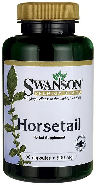 Харчова добавка "Хвощ", 500 мг - Swanson Horsetail Capsules 500 mg — фото N2
