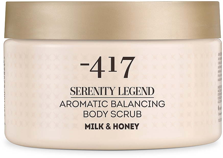 Пілінг ароматичний для тіла "Молоко та мед" - -417 Serenity Legend Aromatic Body Peeling Milk & Honey — фото N1