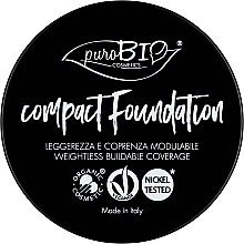 Компактна пудра - PuroBio Cosmetics Compact Foundation Pack — фото N3