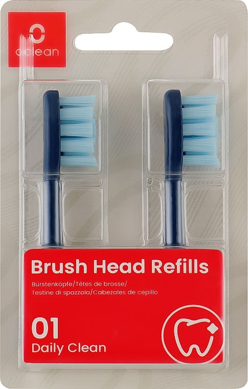 Насадка к электрической зубной щетке - Oclean PW03 Brush Head Blue — фото N1