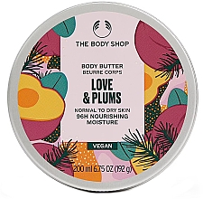 Олія для тіла "Слива" - The Body Shop Love & Plums Body Butter — фото N1