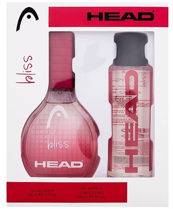 Head Bliss - Набор (edt/100ml + hair/body/spray/240ml) — фото N1