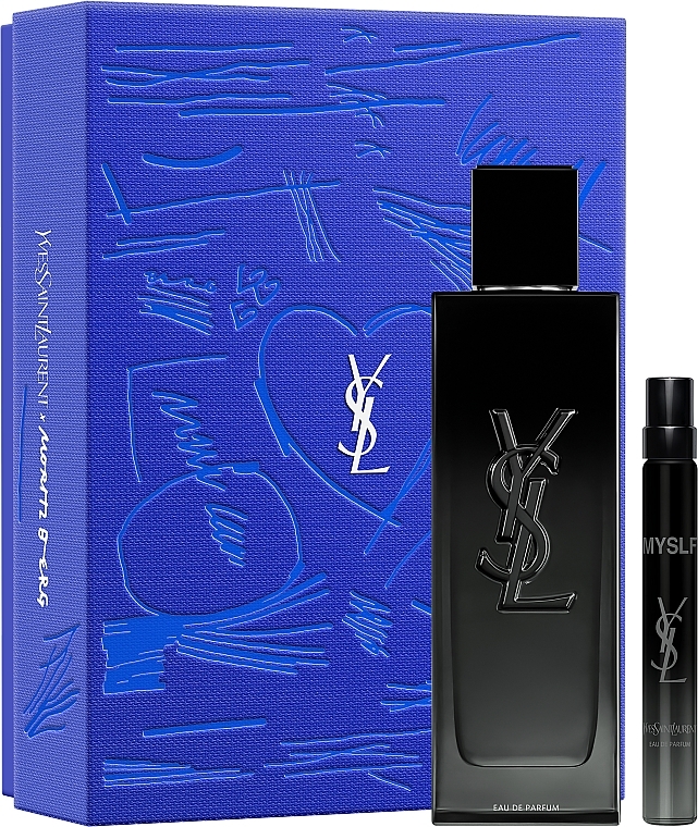 Yves Saint Laurent MYSLF Refillable - Набор (edp/100ml + edp/10ml) — фото N1