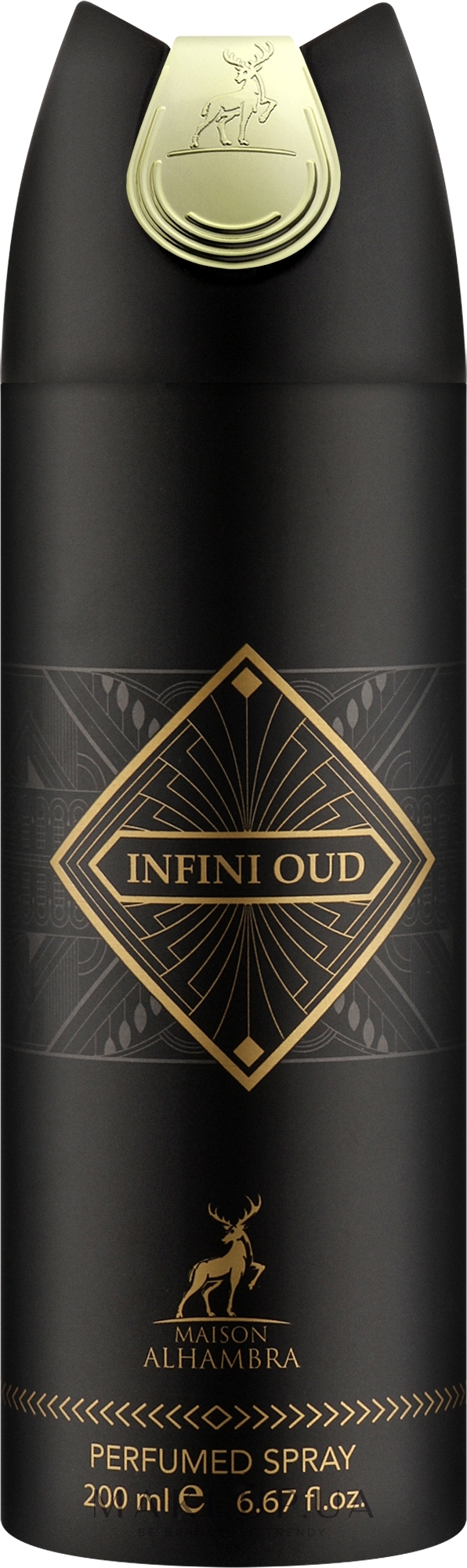 Alhambra Infini Oud - Дезодорант-спрей — фото 200ml