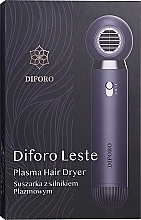 Парфумерія, косметика Фен для волосся з плазмовим двигуном - Diforo Leste Violet Blue Finish