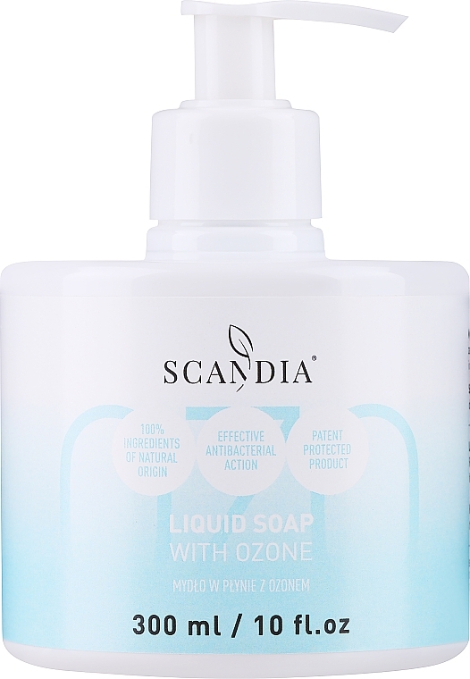Антибактеріальне рідке мило з озоном - Scandia Cosmetics Ozo Liquid Soap With Ozone — фото N1