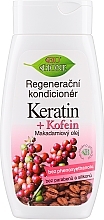 Парфумерія, косметика Відновлювальний кондиціонер для волосся  - Bione Cosmetics Keratin + Caffeine Regenerative Conditioner