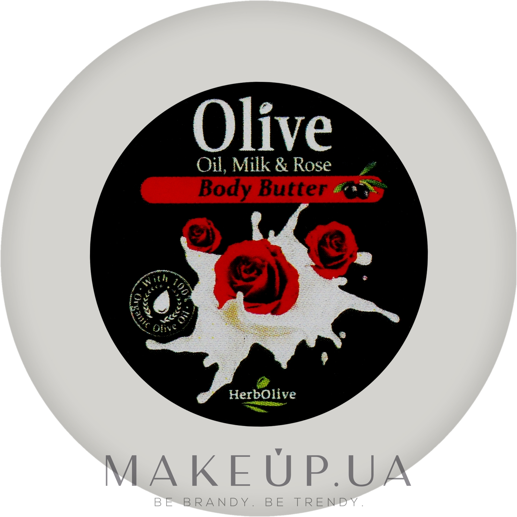 Масло для тела с молоком и экстрактом масла розы - Madis HerbOlive Olive Oil Milk & Rose Body Butter (мини) — фото 20ml