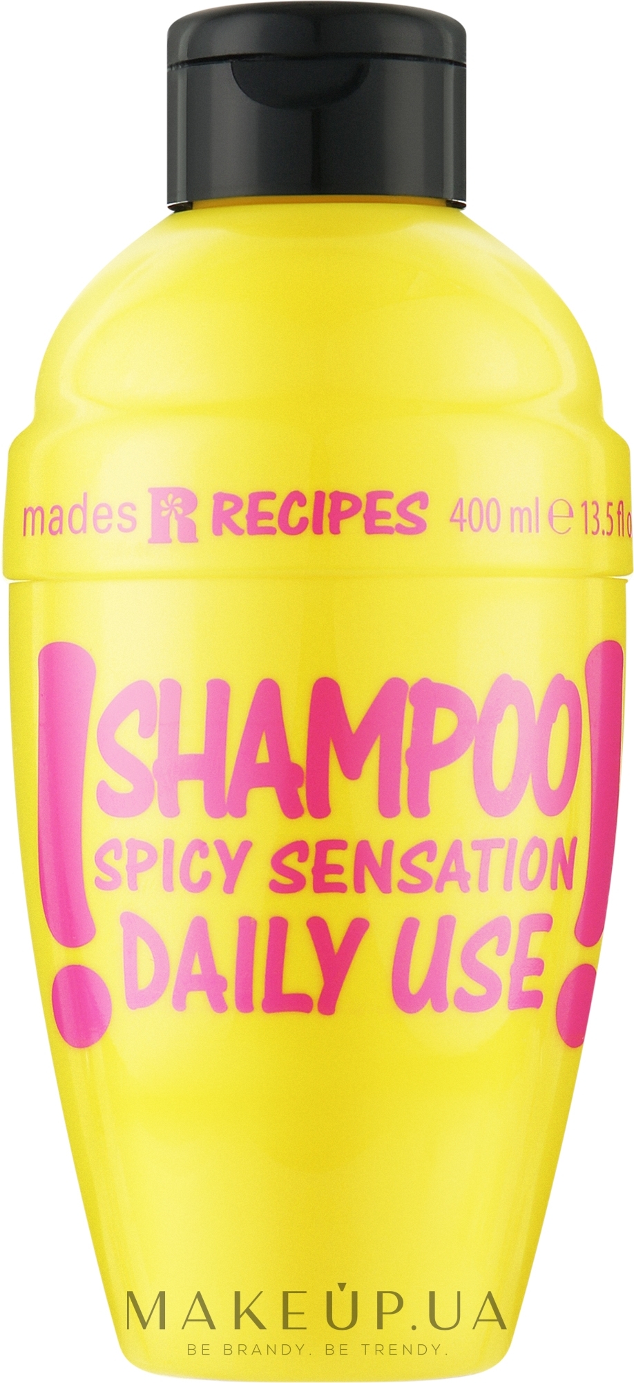 Шампунь "Гострі відчуття" для щоденного застосування - Mades Cosmetics Recipes Spicy Sensation Daily Use Shampoo — фото 400ml