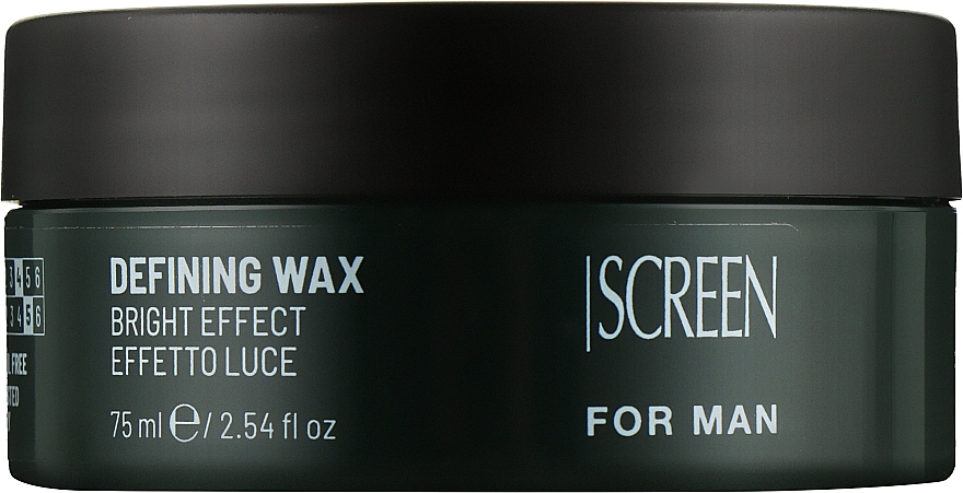 Моделирующий воск средней фиксации для мужских волос - Screen For Man Defining Wax — фото N1