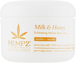 Скраб для тела "Молоко и мед" - Hempz Milk and Honey Exfoliating Herbal Body Whip — фото N1