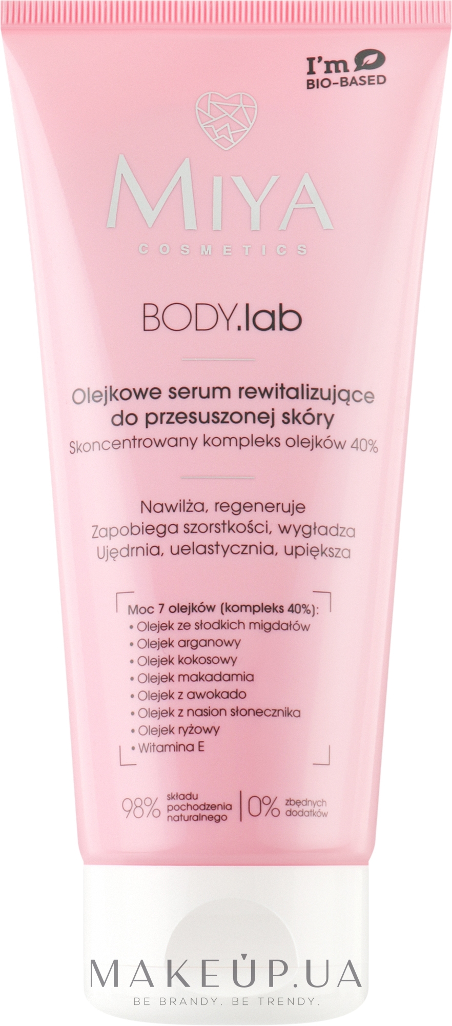 Miya Cosmetics Body Lab Oil Revitalizing Serum For Dry Skin - Miya Cosmetics Body Lab Oil Revitalizing Serum For Dry Skin — фото 200ml