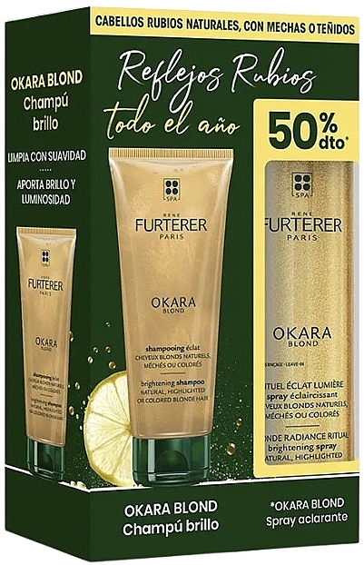 Набір - Rene Furterer Okara Blond (shm/200ml + h/spray/150ml) — фото N1