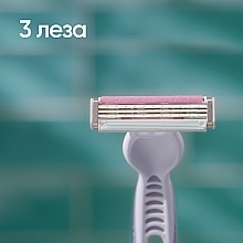 Набор одноразовых станков для бритья, 6 шт - Gillette Venus 3 — фото N3