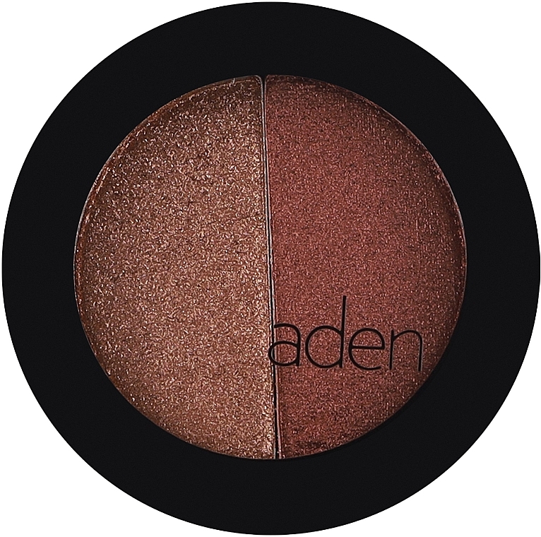 Тени для век - Aden Cosmetics Shine Eyeshadow Powder Duo — фото N2