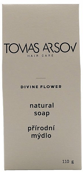 Натуральне мило для обличчя й тіла з ріпакової олії - Tomas Arsov Divine Flower Natural Soap — фото N1